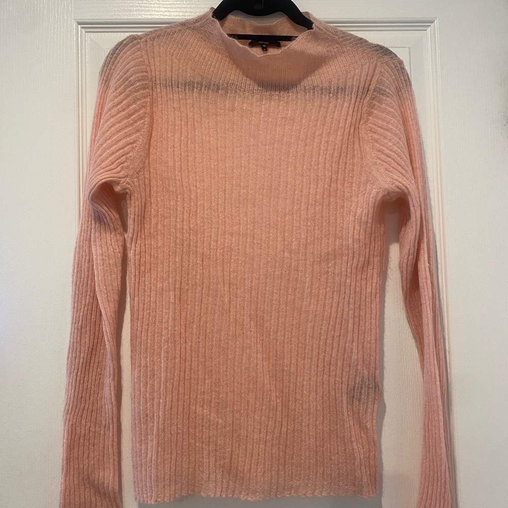 Rag & Bone sheer pink sweater